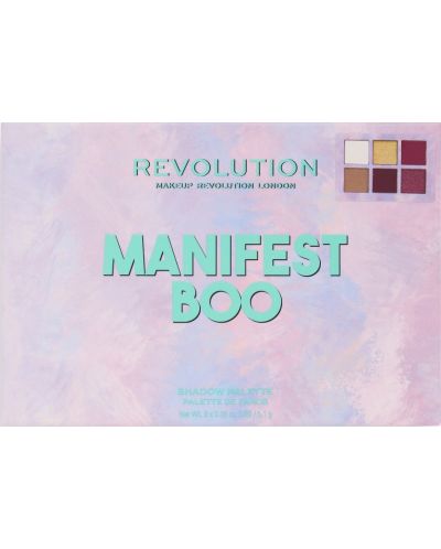 Makeup Revolution Палитра сенки Manifest Boo, 6 цвята - 5