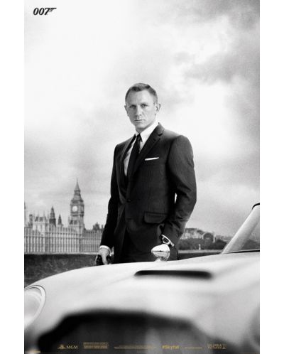 Макси плакат Pyramid - James Bond (Bond & DB5 - Skyfall) - 1