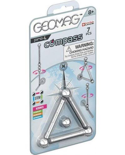 Магнитен конструктор Geomag - Pro-L Compass, 7 части - 1