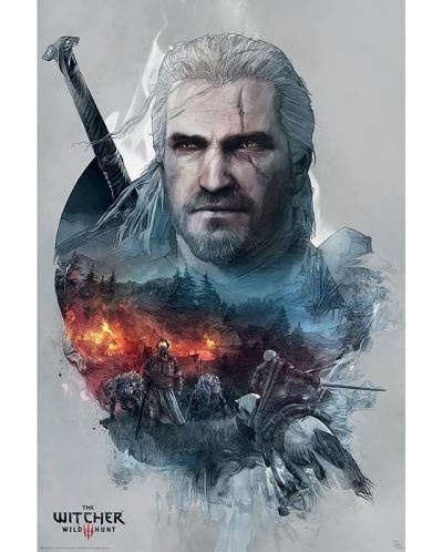 Макси плакат GB eye Games: The Witcher - Geralt - 1