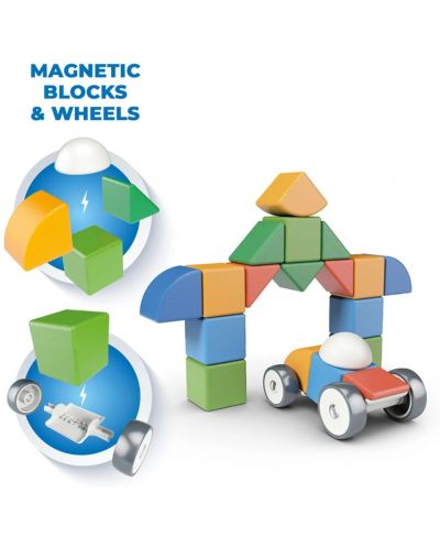 Магнитни кубчета Geomag - Magicube Малък свят, 25 части - 2