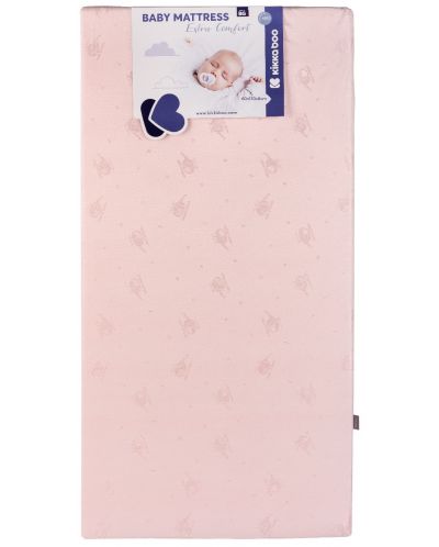 Матрак KikkaBoo - Extra Comfort, 60 х 120 х 12 cm, Helicopter Pink - 1