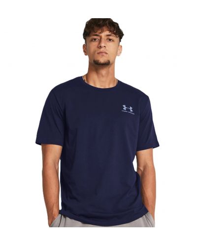 Мъжка тениска Under Armour - Sportstyle LC , синя - 3