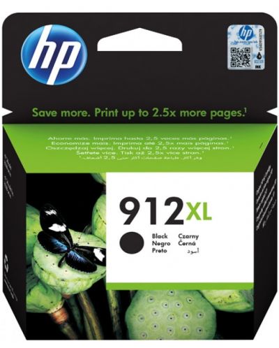Мастилница HP - 912XL, за OfficeJet 801x/Pro802x, черна - 1