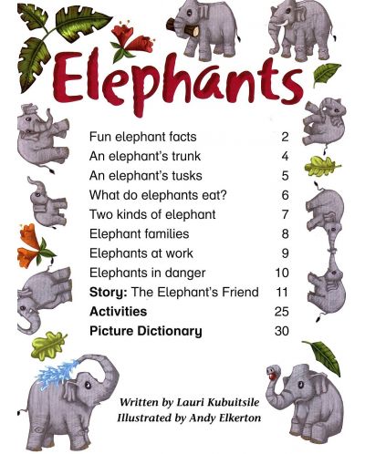 Macmillan Children's Readers: Elephants (ниво level 4) - 3