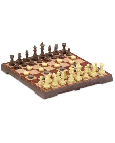 Магнитна игра Cayro - Шах и дама, средна (24 x 24) - 3