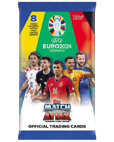 Match Attax EURO 2024 (Пакет с 8 карти) - 1