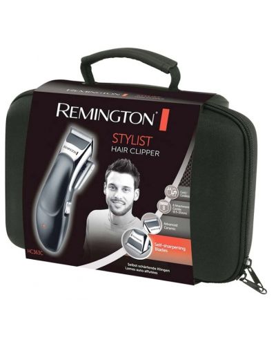 Машинка за подстригване Remington - HC363C Stylist, 0.5-25mm, черна - 2