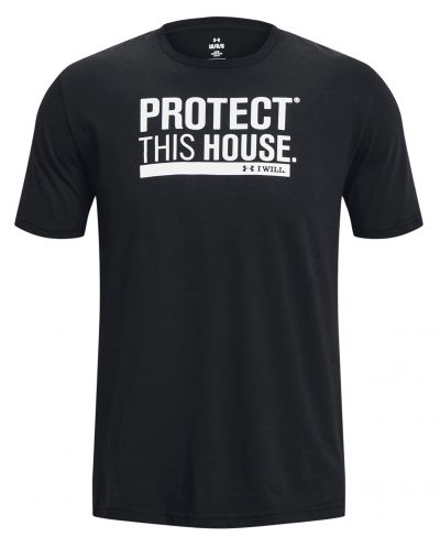 Мъжка тениска Under Armour - Protect This House, черна - 1