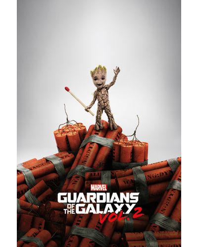 Макси плакат Pyramid - Guardians Of The Galaxy Vol. 2 (Groot Dynamite) - 1