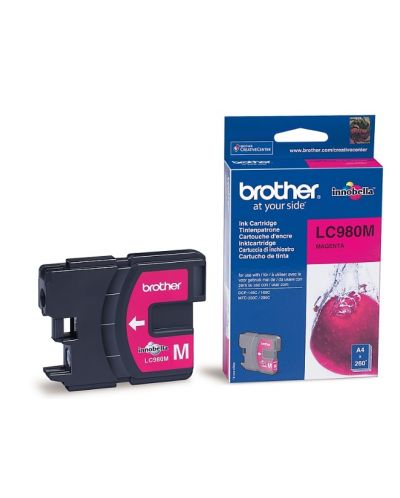 Мастилница Brother - LC-980M, за DCP-145/165/195/375, Magenta - 1