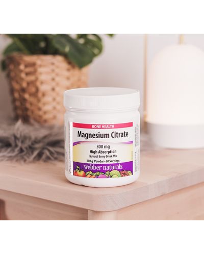 Magnesium Citrate High Absorption, 300 mg, 200 g, Webber Naturals - 2