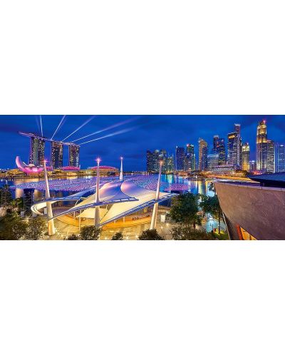 Панорамен пъзел Castorland от 600 части - Марина Бей, Сингапур - 2