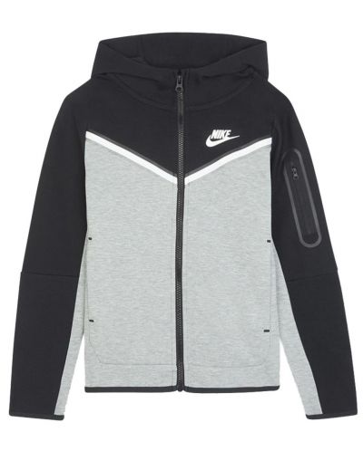Мъжки суитшърт Nike - NSW Tech Fleece , черен/сив - 1