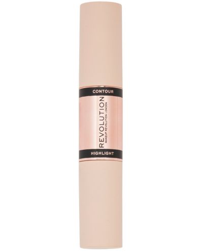 Makeup Revolution Стик контур и хайлайтър, Light, 2 x 4.3 g - 2