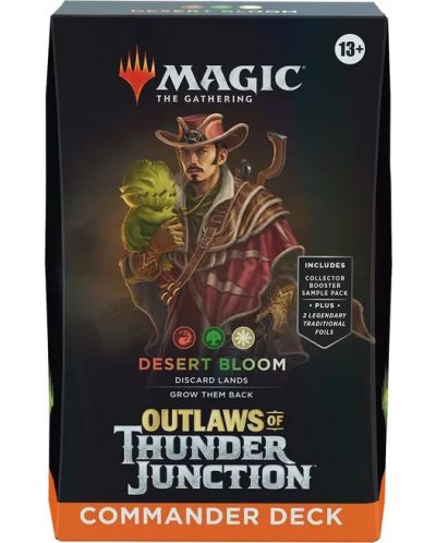 Magic the Gathering: Outlaws of Thunder Junction Commander Deck - Desert Bloom - 1