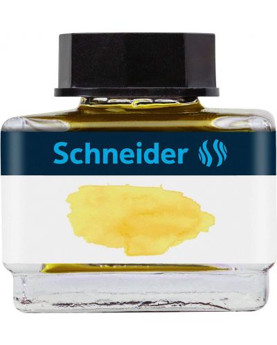 Мастило за писалка Schneider - 15 ml, лимон - 1