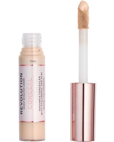 Makeup Revolution Conceal & Hydrate Течен коректор, C3.5, 13 g - 2
