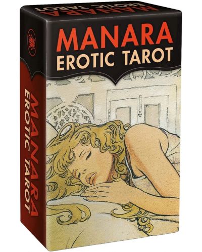 Manara Erotic Tarot: Mini Tarot (78-Card Deck and Guidebook) - 1