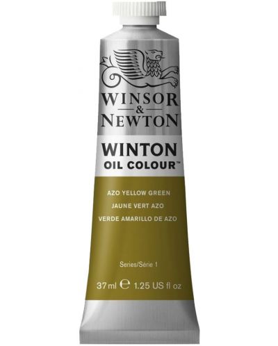 Маслена боя Winsor & Newton Winton - Жълто зелена, 37 ml - 1