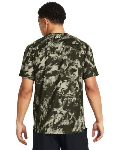 Мъжка тениска Under Armour - Tech ABC Camo, зелена - 4