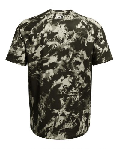 Мъжка тениска Under Armour - Tech ABC Camo, зелена - 2