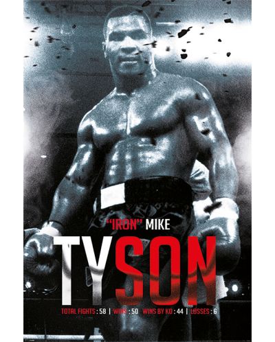 Макси плакат Pyramid - Mike Tyson (Boxing Record) - 1