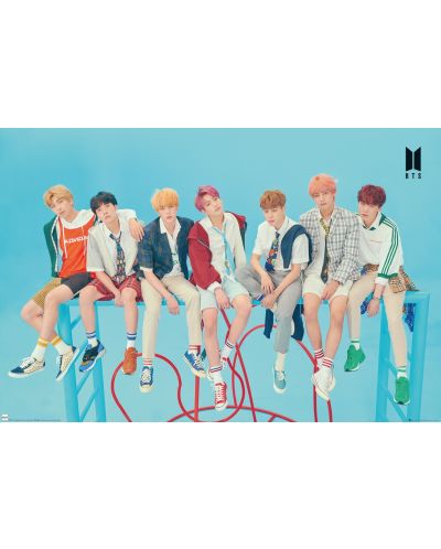Макси плакат GB eye Music: BTS - Group Blue - 1