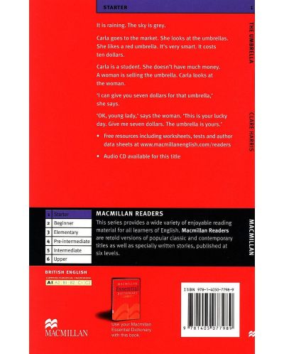 Macmillan Readers: Umbrella + CD (ниво Starter) - 2