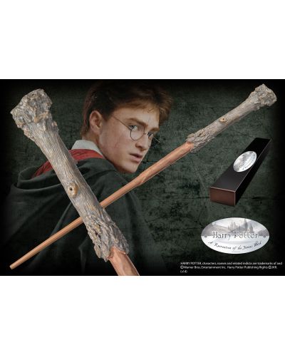 Магическа пръчка The Noble Collection Movies: Harry Potter - Harry Potter (Deluxe Version), 35 cm - 5