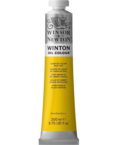 Маслена боя Winsor & Newton Winton - Кадмиева жълта бледа, 200 ml - 1
