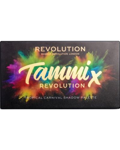 Makeup Revolution Tammi Палитра сенки Tropical Carnival, 18 цвята - 3