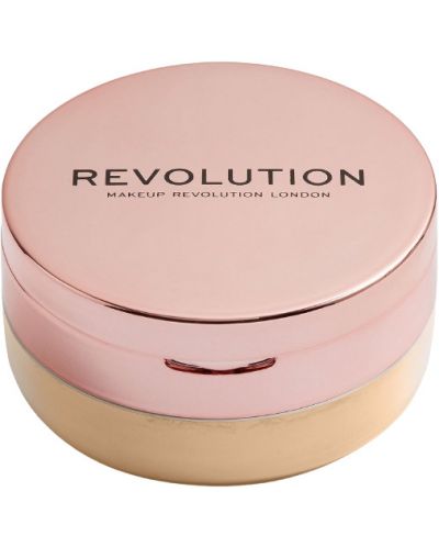 Makeup Revolution Прахообразна пудра Conceal & Fix, Medium Yellow, 13 g - 3