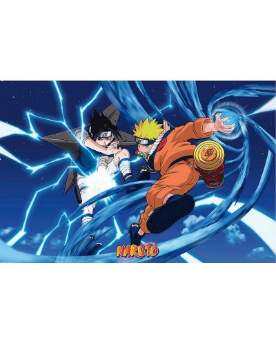 Макси плакат ABYstyle Animation: Naruto - Naruto & Sasuke - 1