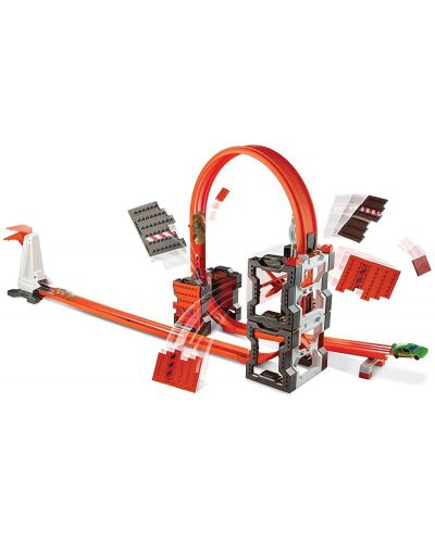 Строителен комплект от Mattel - С количка от Hot Wheels - 1