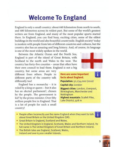 Macmillan Readers: England (ниво Pre-Intermediate) - 5