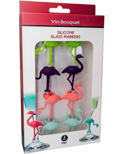 Маркери за чаши Vin Bouquet - 8 броя - 3