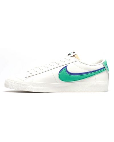 Мъжки обувки Nike - Blazer Low '77 SE,  бели - 1