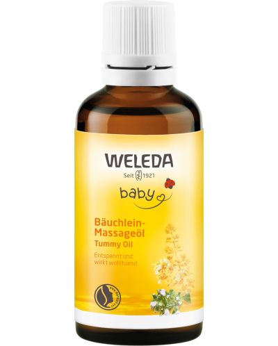 Масажно масло за коремчето на бебето Weleda - 50 ml - 1