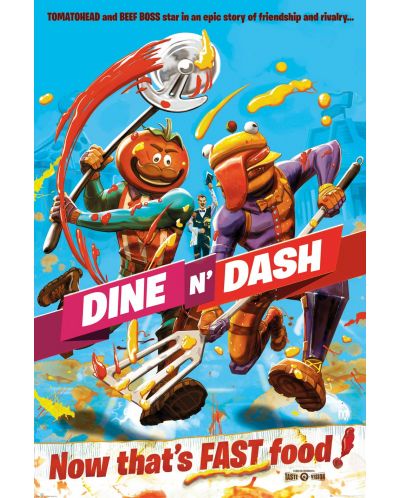 Макси плакат GB eye Games: Fortnite - Dine N' Dash - 1