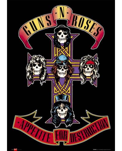 Макси плакат GB eye Music: Guns N' Roses - Appetite - 1