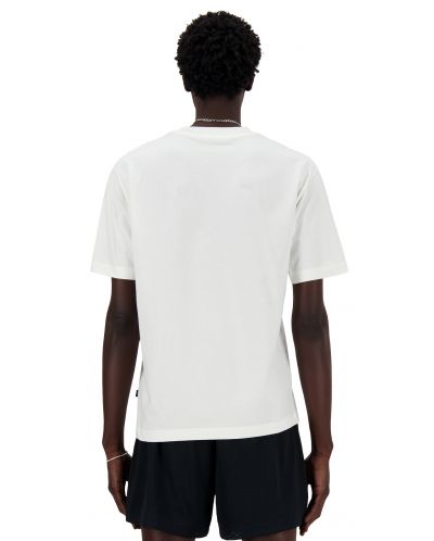 Мъжка тениска New Balance - Ad Relaxed , бяла - 4