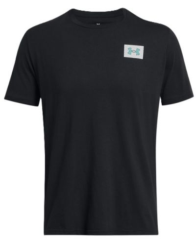 Мъжка тениска Under Armour - Color Block Logo , черна - 1