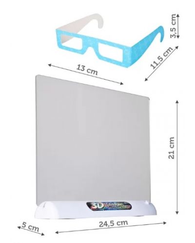 Магическа дъска за рисуване MalPlay - с 3D очила и аксесоари - 3