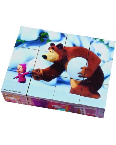 Кубчета за редене Simba Toys - Маша и мечока - 2