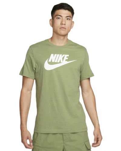 Мъжка тениска Nike - Icon Futura , зелена - 3