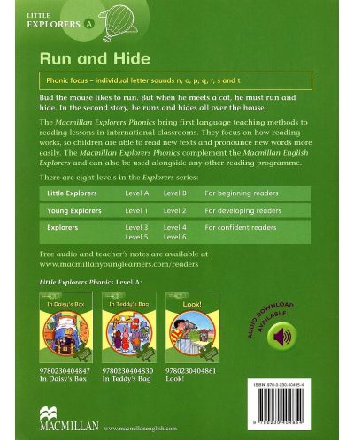 Macmillan English Explorers: Run and Hide (ниво Little Explorer's A) - 2