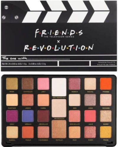 Makeup Revolution Палитра сенки Friends Limitless, 27 цвята - 1