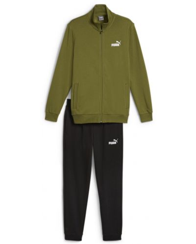 Мъжки спортен екип Puma - Clean Sweat Suit , зелен/черен - 1