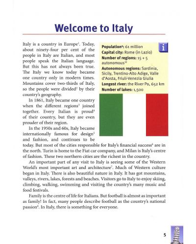 Macmillan Readers: Italy (ниво Pre-Intermediate) - 5